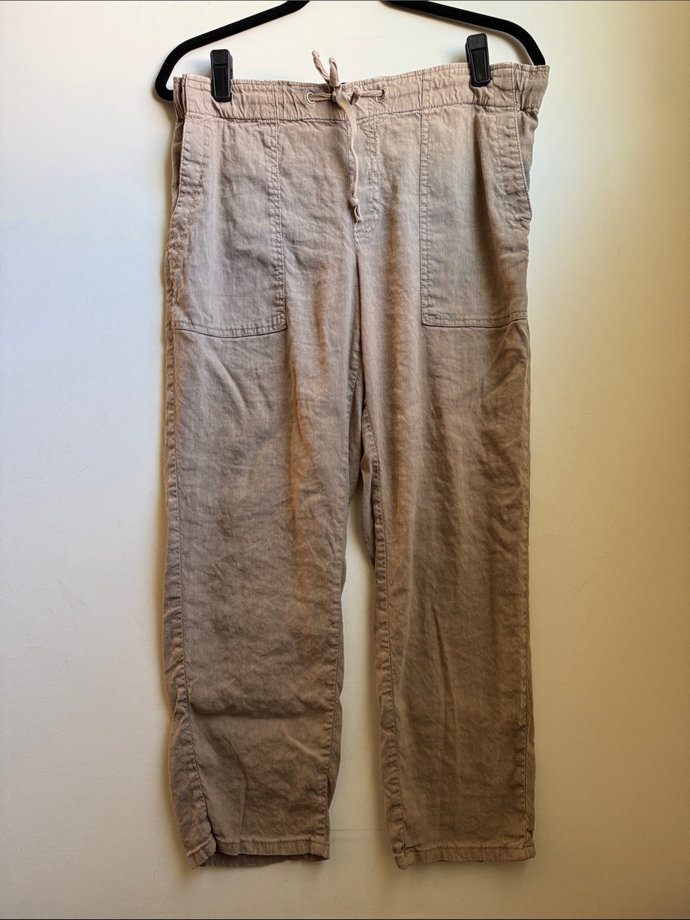 Kut from the Kloth Light Beige Drawstring Chinos | size Large